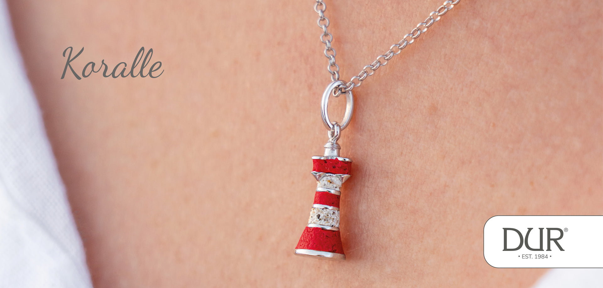 DUR Schmuck: Schaumkoralle in Silber 925 gefasst