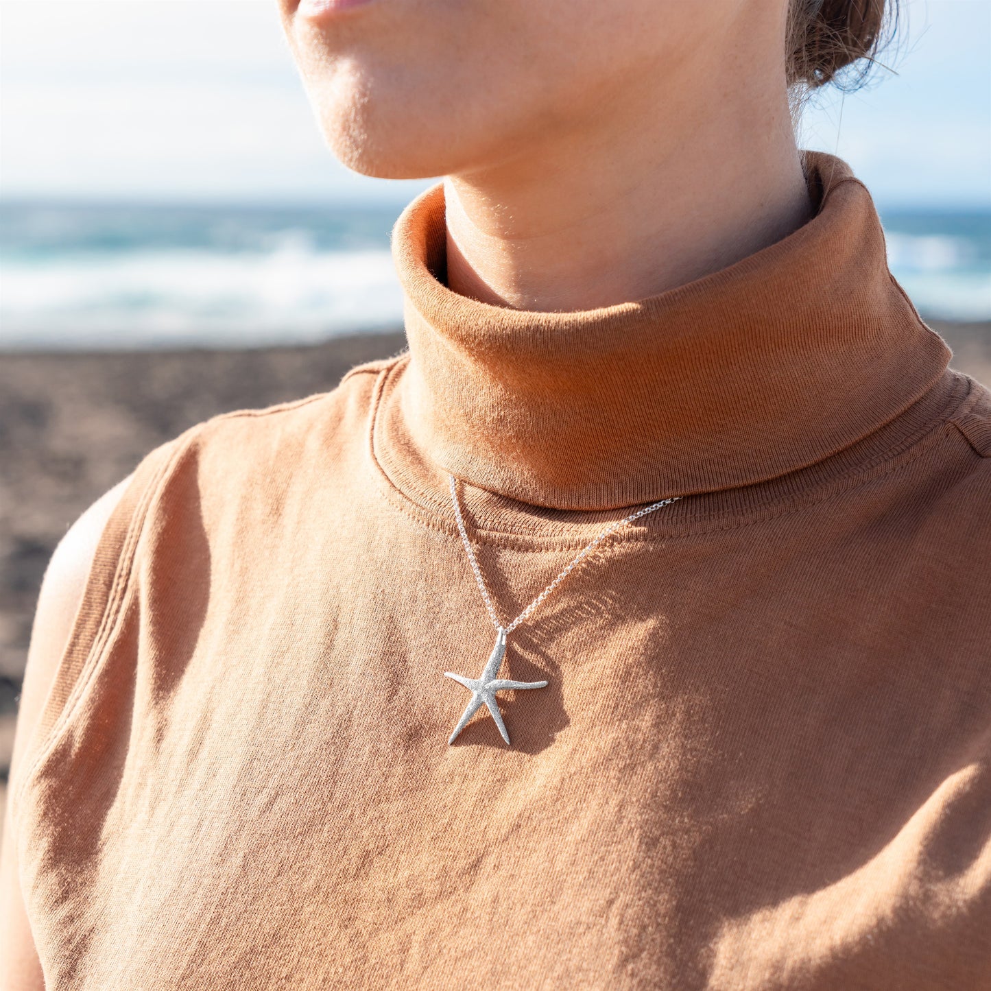 DUR Kette "Seestern, gefrostet"