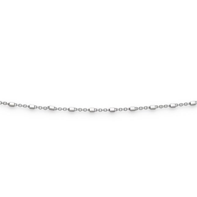 DUR Kette "Fantasie" 1,2 mm" rhodiniert