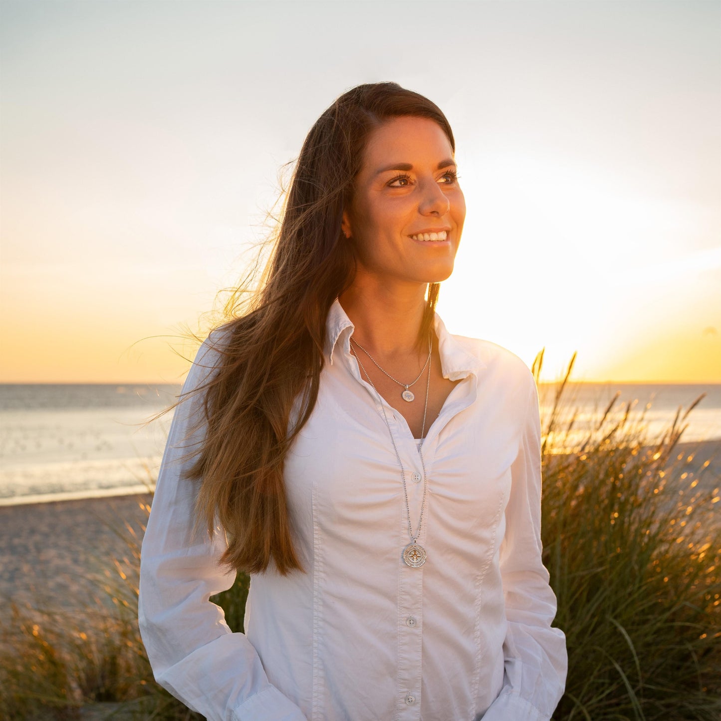 DUR Anhänger "Kompassrose" Strandsand