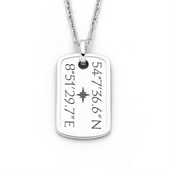 DUR Anhänger "Lieblingsort" individuelle Koordinaten