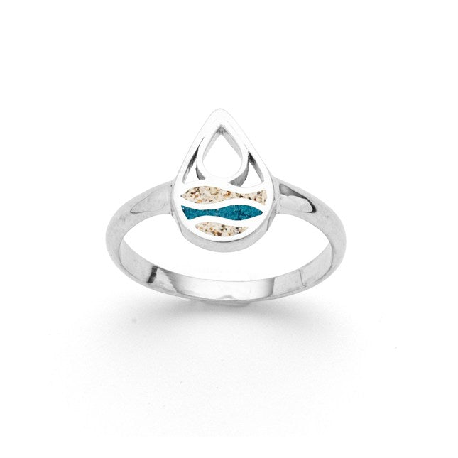 DUR Ring "Strandwellen" Drop