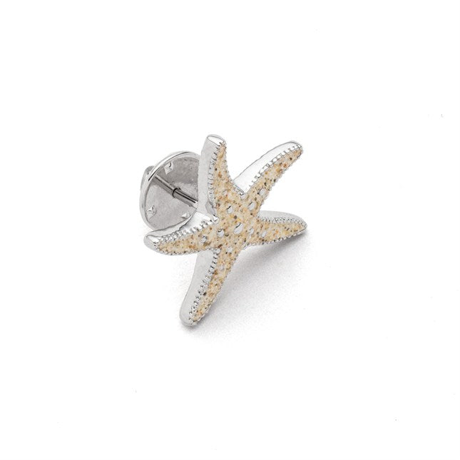 DUR Stickpin "Seestern" Strandsand