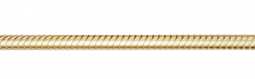 Schlangenkette 1,9mm breit vergoldet