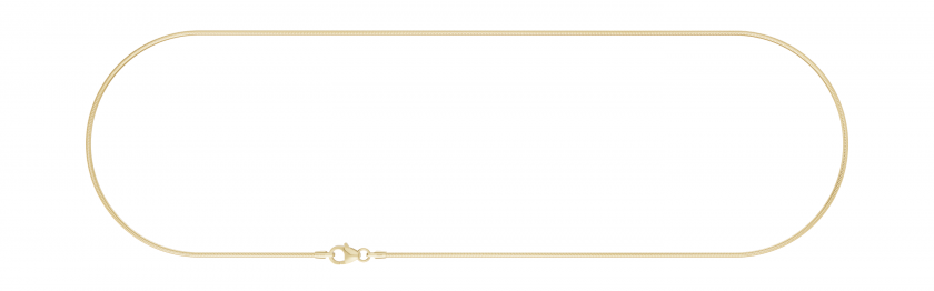 Schlangenkette 1,6mm vergoldet