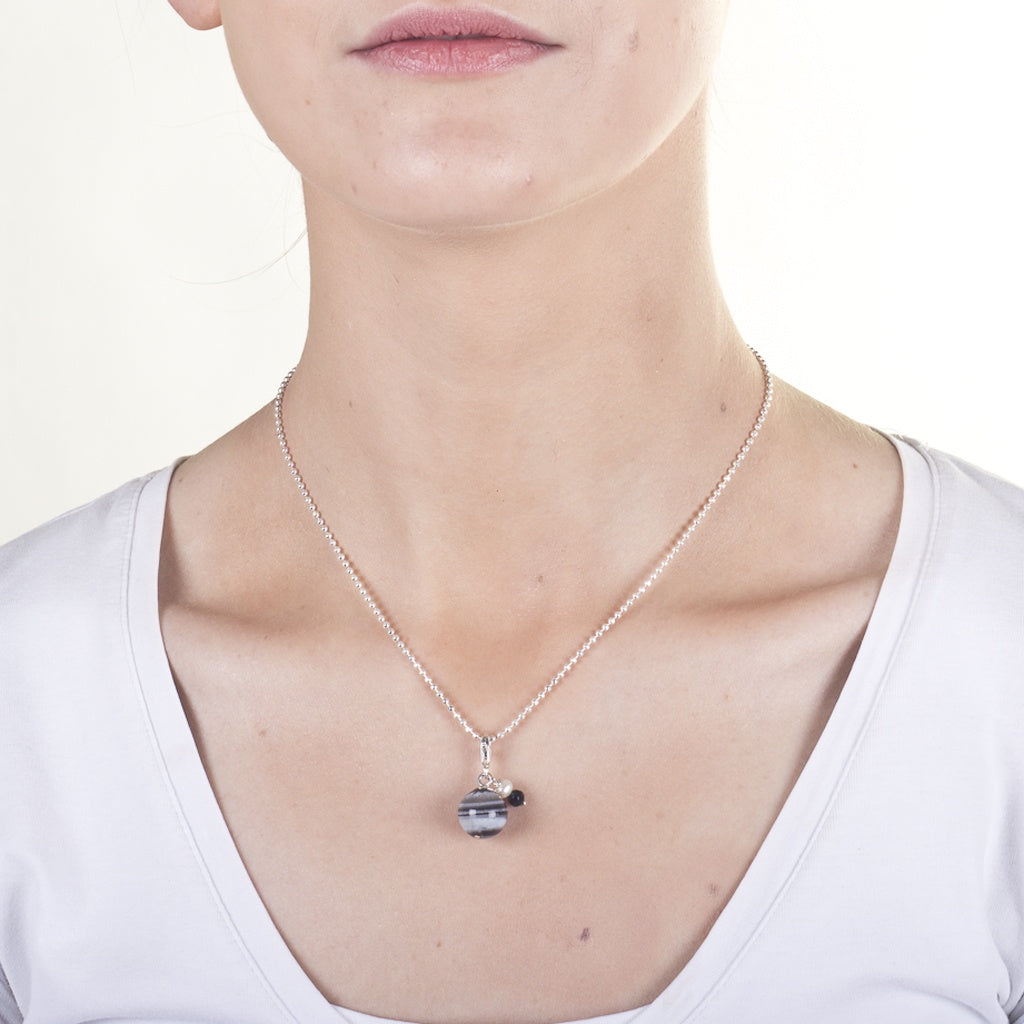 DUR Schmuck: Kette "Kugel, geschliffen"