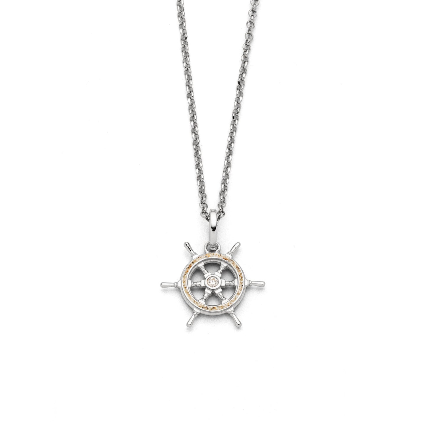 DUR Kette "Steuerrad" Strandsand 42cm