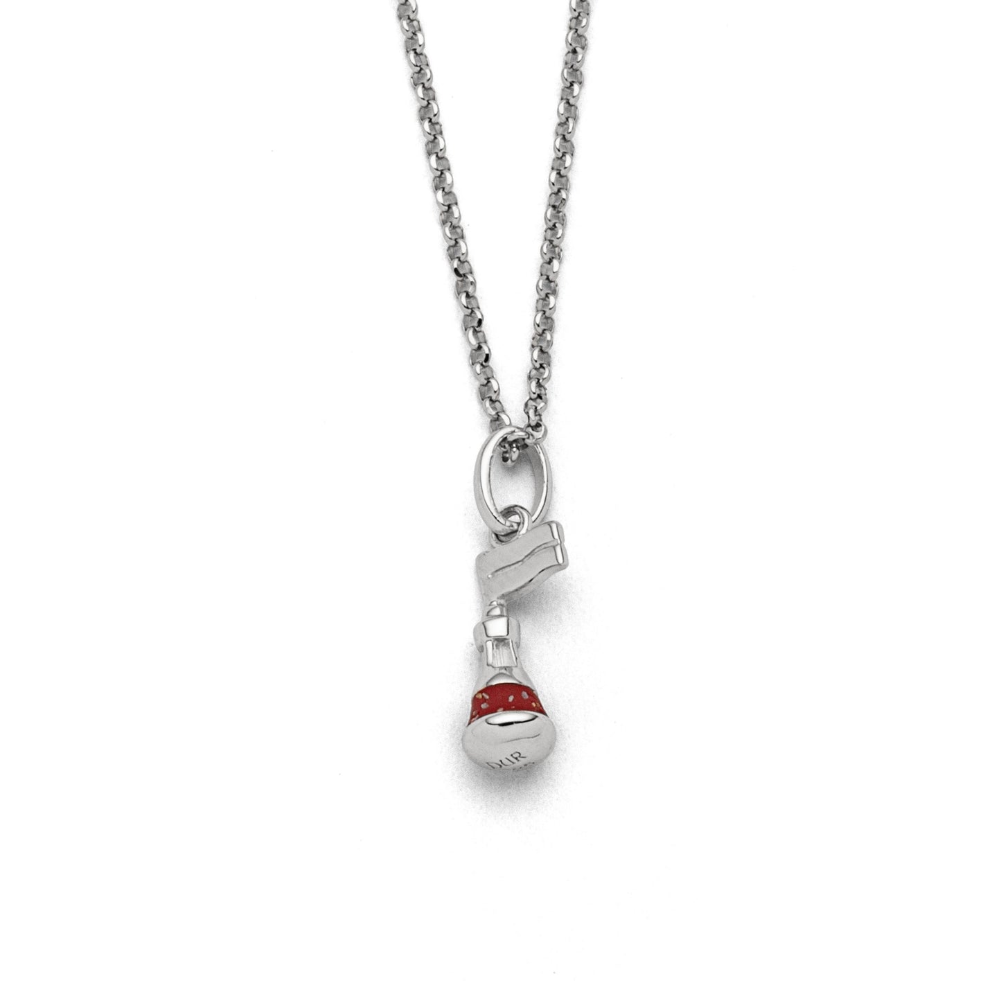 DUR Schmuck: Kette "Boje" Silber 925 rhodiniert mit Koralle K2694