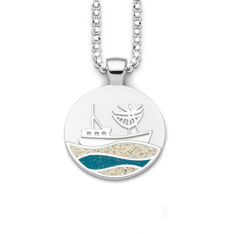 DUR Anhänger Strandwellen "Kutter" mit Strandsand