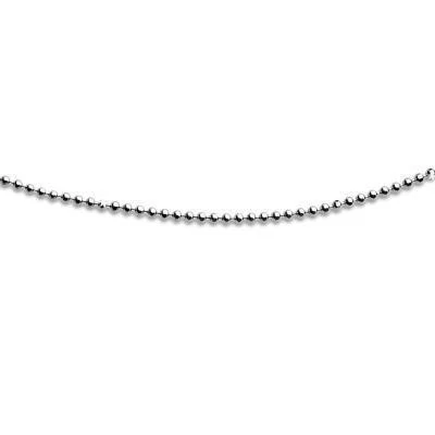 DUR Schmuck Kette "Kugel, geschliffen, rhodiniert" Silber 925 Div. längen K2255
