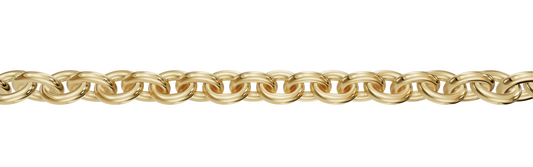 Anker Kette 1,5mm Silber vergoldet