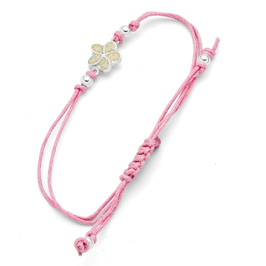 DUR Armband "Plumeria Blüte" Strandsand