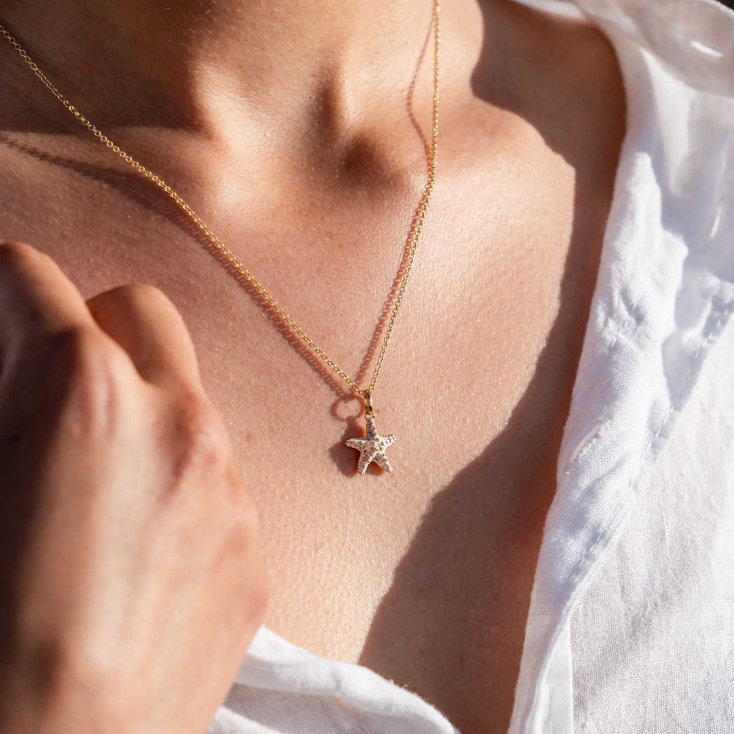 DUR Kette "Seestern" vergoldet