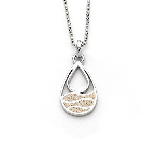 DUR Schmuck: Kette "Strandwellen" Strandsand