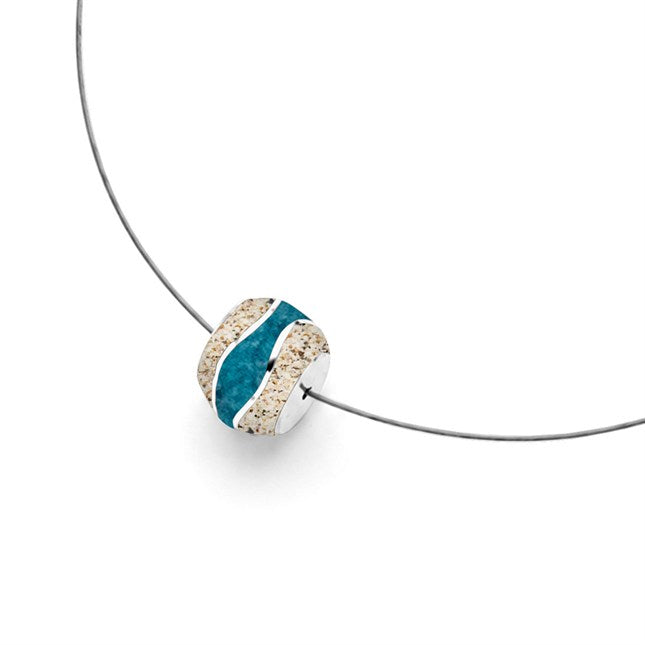 DUR Kette "Strandwellen" Bead Strandsand/Steinsand