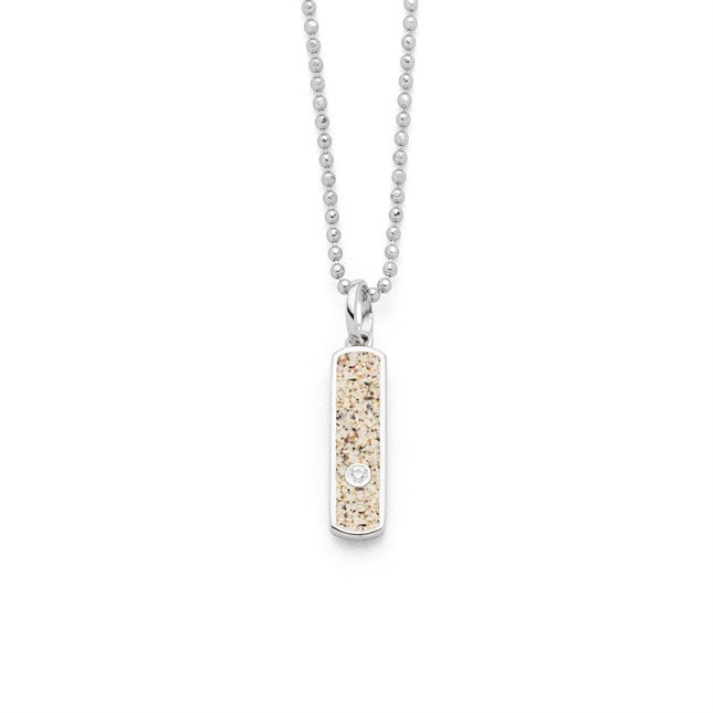 DUR Schmuck: Anhänger "Nordlicht" Strandsand/Zirkonia