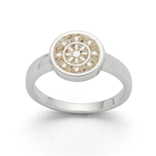 DUR  Ring "Steuerrad" mit Strandsand