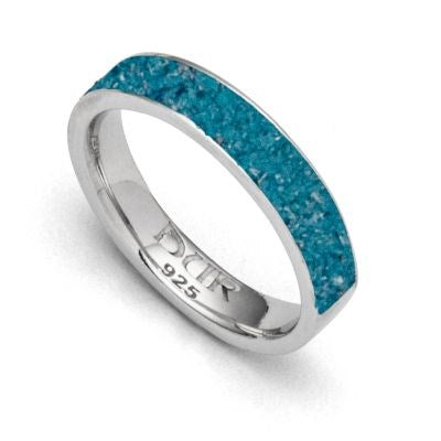 DUR Ring "Marina" Steinsand blau