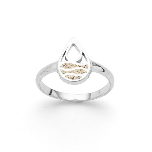 DUR Ring "Strandwellen" Drop Strandsand