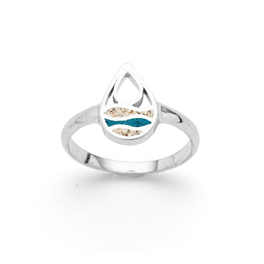 DUR Ring "Strandwellen" Drop