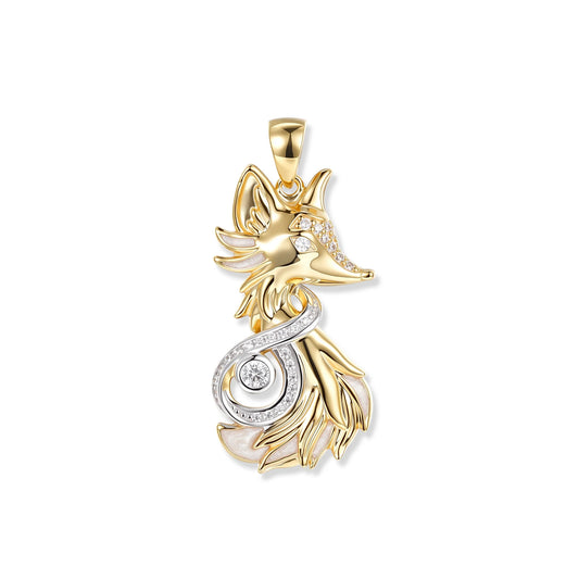 Seinerzeit Crystal Fox Infinity Anhänger