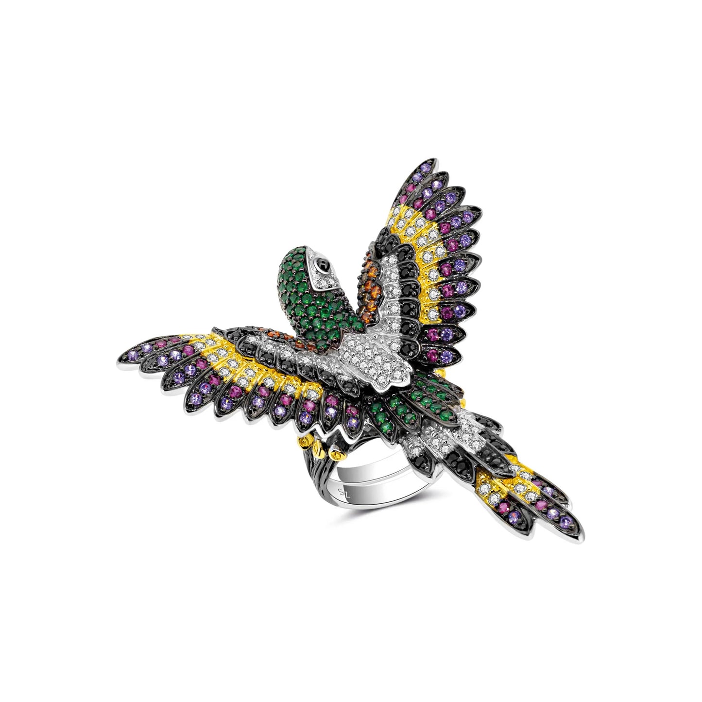 Seinerzeit Falco Papageien Ring