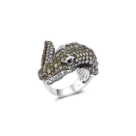 Seinerzeit Charles Krokodil Ring