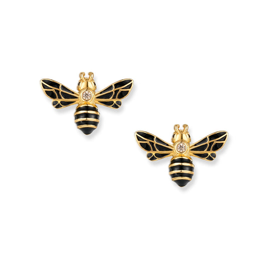Seinerzeit Bommel Bienen Ohrringe