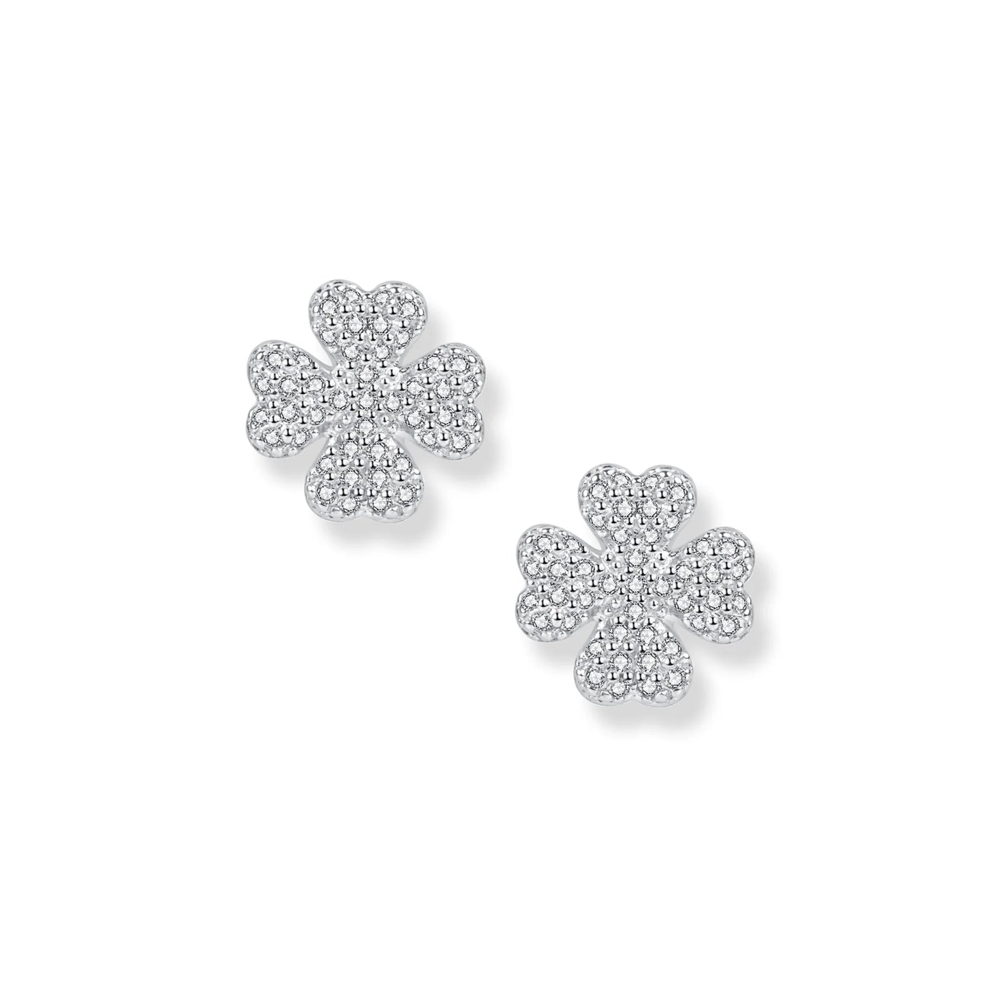 Seinerzeit Clover Kleeblatt Ohrringe