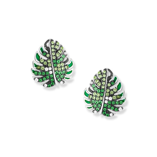 Seinerzeit Malu Monstera Blatt Ohrringe