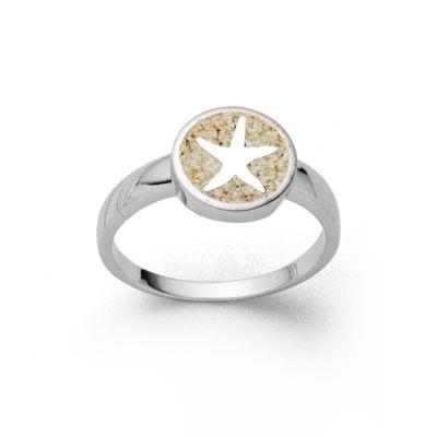 DUR Schmuck: Ring Silber 925 rhodiniert "Traum" Strandsand R5584