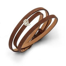 Lade das Bild in den Galerie-Viewer, Lederarmband mit Sternelement
