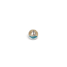 Lade das Bild in den Galerie-Viewer, DUR Schmuck Element &quot;Ahoi &quot; Silber 925 rhodiniert mit Strandsand F248
