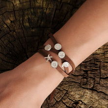 Lade das Bild in den Galerie-Viewer, DUR Schmuck Element &quot;Ebbe &amp; Flut &quot; Silber 925 rhodiniert mit Strand &amp; Steinsand F249
