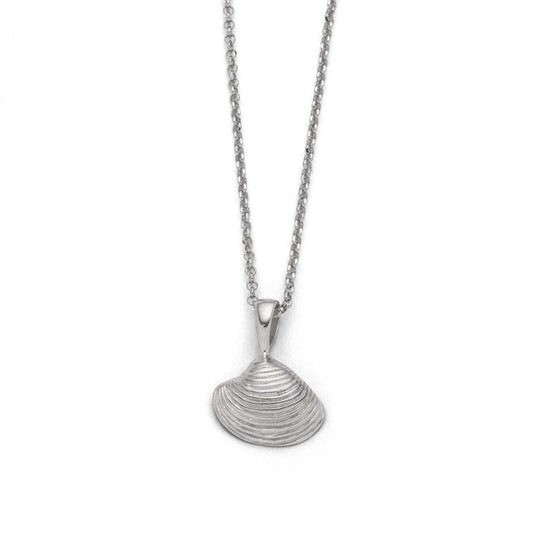 DUR Schmuck: Kette "Muschel 2.0" Silber 925 rhodiniert K2678