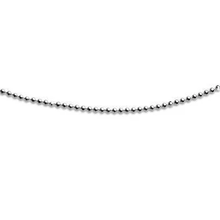Lade das Bild in den Galerie-Viewer, DUR Schmuck Kette &quot;Kugel, geschliffen, rhodiniert&quot; Silber 925 Div. längen K2255
